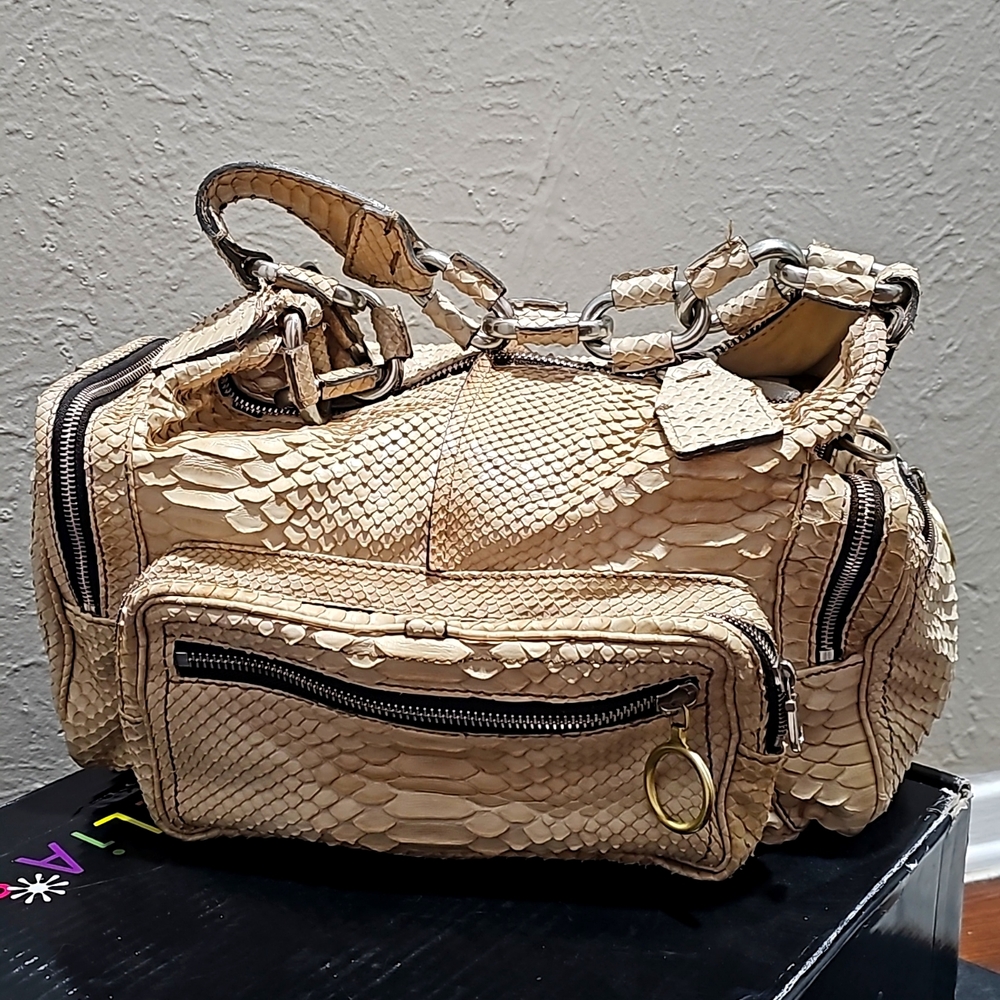 Chloé Python Betty Handbag